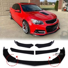 Front Bumper Lip Splitter Spoiler Body Kit Gloss For Vauxhall Insignia 2009-2017