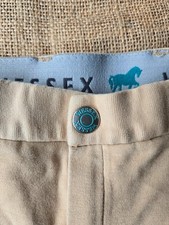 Wessex Cream Equestrian Riding Breeches - Size 28 Jodhpurs