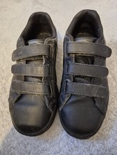 Slazenger Black Trainers Sneakers no laces Waterproof Size 3