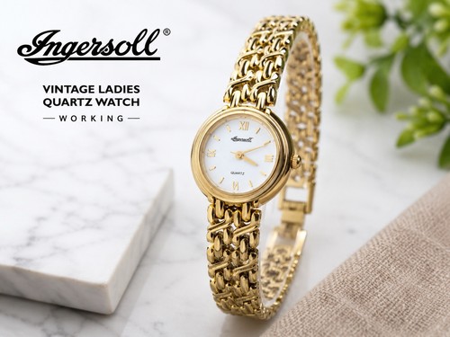 Vintage ladies ingersoll gold - vintage,