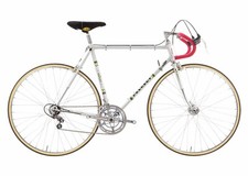 Vintage 1976 Peugeot PX-10 Bicycle (White) POSTER 24 X 36 INCH WALL ART!