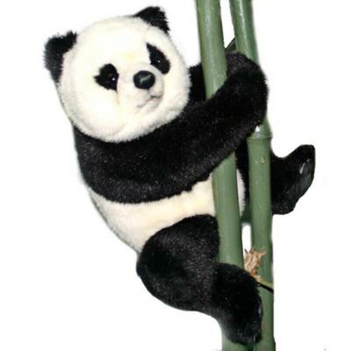 Hansa sitting panda - hansa, plush