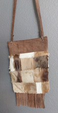 Vintage Real Fur and Suede Springbok Bag Purse