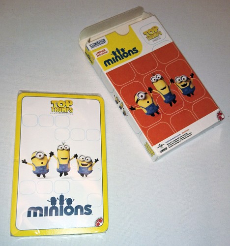 Minions mini top trumps - top,