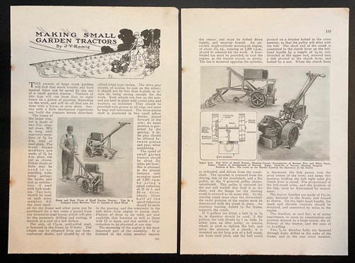 Walk behind garden tractors - garden,