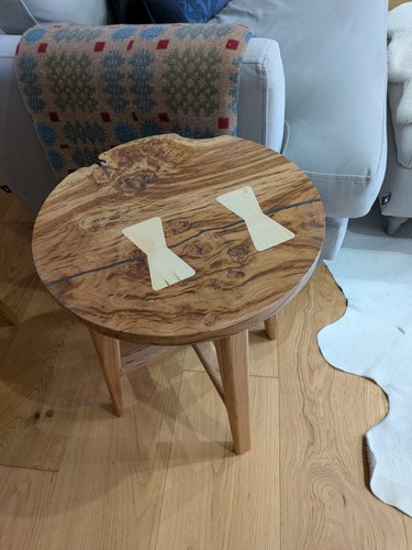 Solid oak round side - oak,