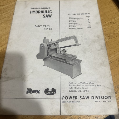 Rex racine hydraulic - rex-racine, model