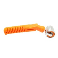Stainless Steel Seam Hand Roller Wallpaper Smoothing Tool with Anti-slip Handle