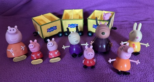 Peppa pig toy figures - figures, train
