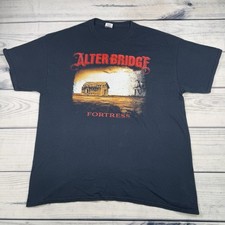 Vintage Alter Bridge Fortress Tour T-Shirt 2013. Front & Back Prints - Size XL