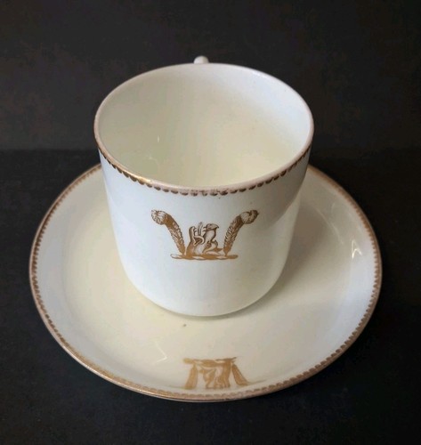 Antique cauldon china cup and - cup,