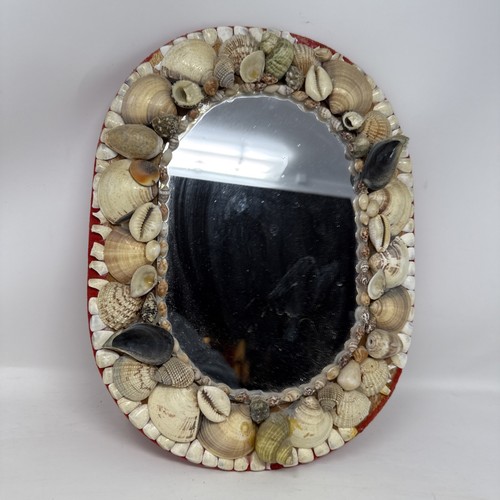 Vintage oval seashell frame - vintage,