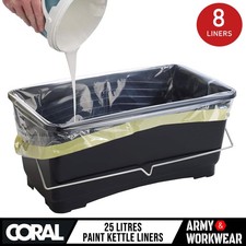 8 x Coral Trade 25 Litre Paint