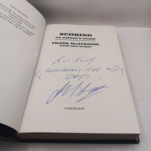 Frank mcavennie signed - signed, book
