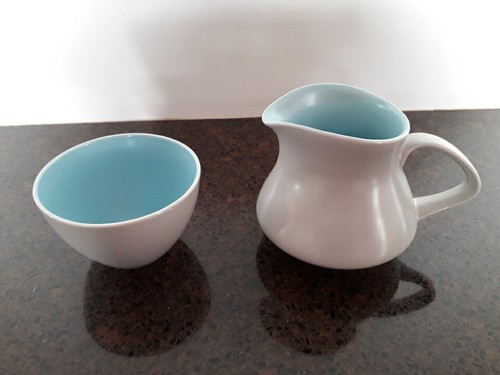 Poole pottery twintone sky - poole,