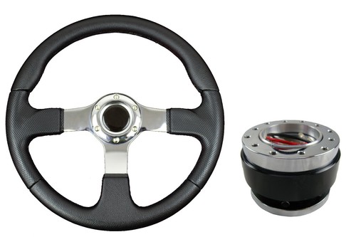 Chrome sports steering - chrome,