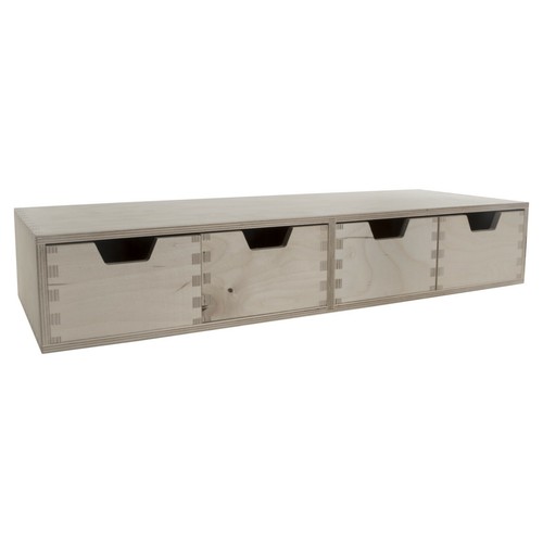 Wooden horizontal drawer - horizontal,