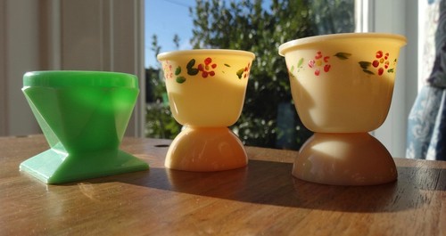 Lot three vintage plastic - lot, of