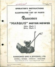 RANSOMES MARQUIS 18" MK2 20"