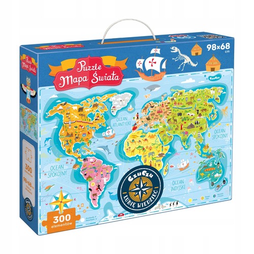 Czuczu world map puzzle 300 - puzzle,