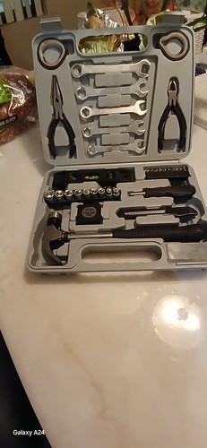 Tool set with - tool, case