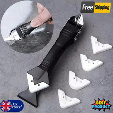 5-in-1 Caulking Tool Kit Silicone Sealant Remover Scraper for DIY Grout Repair