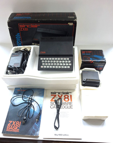 Boxed sinclair zx81 vintage - boxed,