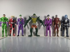 DC Comics Batman Villains Figure Bundle – Joker, Harley Quinn, Riddler, Croc