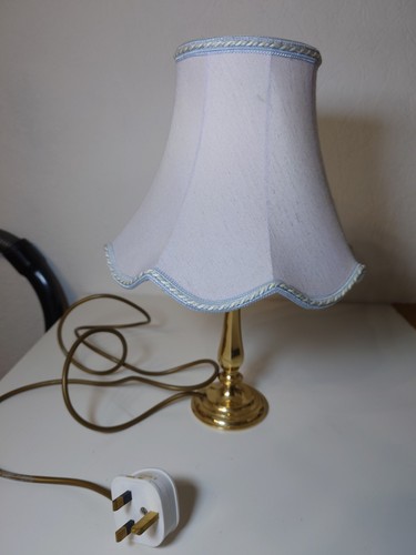 Vintage brass table lamp - brass,