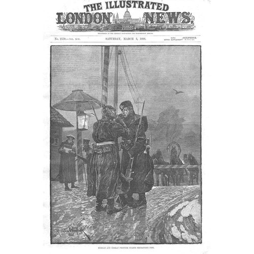 Russian german frontier - &,