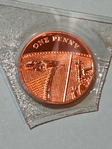 2022 penny shield one pence - 2022,