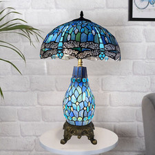 16" Blue & Black Clustered
