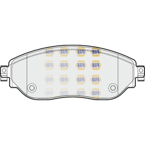 Brake pads set - set, for