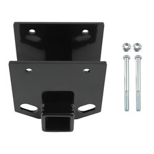 CNC Vehicle Bumper Tow Hitch Mount Square Behind RV Camper Trailer  2" Receiver