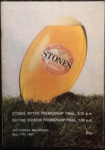Rugby league programme - rugby,