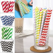 50 Bubble Tea Straws Paper
