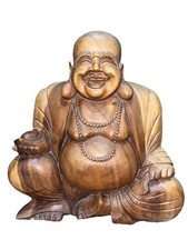 Hand Carved Large Wooden 21”