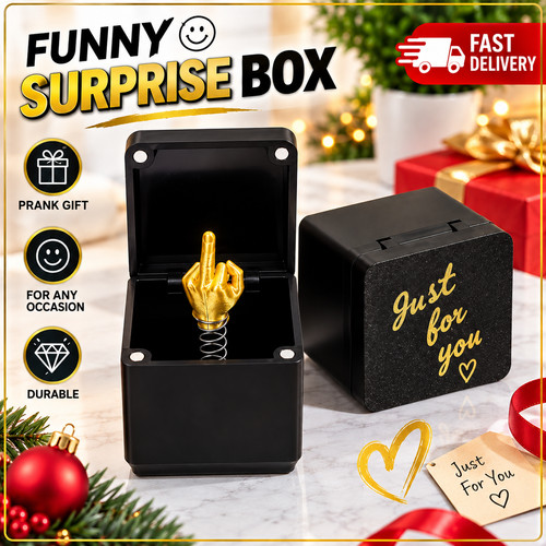 Middle finger box funny - middle, a