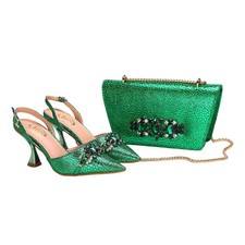 Women's Shoes and Bag Set with