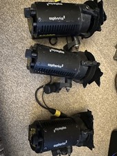 3x Dedolight DLH4 Aspheric 2 heads  continues lighting cinema lights 