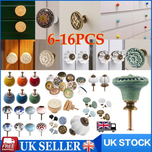 16pcs ceramic door knobs - 6-16pcs,
