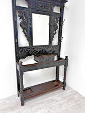Victorian Carved Oak Hall