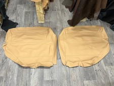 Pair 2nd row leather door card