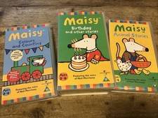 Maisy VHS Video Tapes bundle x3