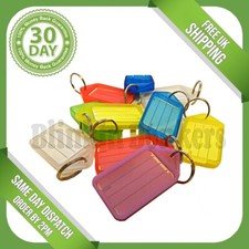 10 LARGE KEY FOBS RING KEYRING