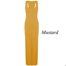 WOMENS LADIES LONG MAXI DRESS