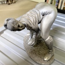 SIMON LAURENS 2000 Rugby Girl Figurine Statue Collectible