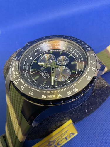 Invicta aviator gunmetal - invicta, gunmetal/grn