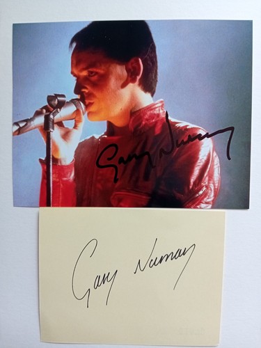 Gary numan tubeway army signed - gary,