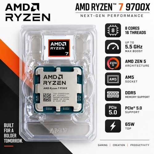 Amd ryzen 9700x core - amd,